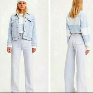 Levi's Ribcage wide leg jeans